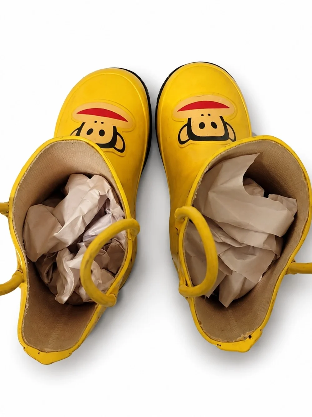Paul Frank Yellow Julius Monkey Rain Boots - Childrens 7.5